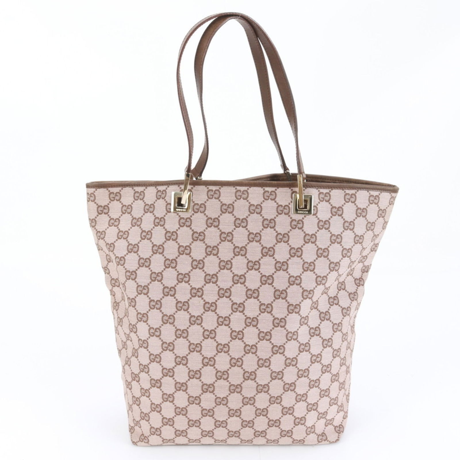 Canvas - Gucci Shoulder Bag - Tote Bag Leather - 3