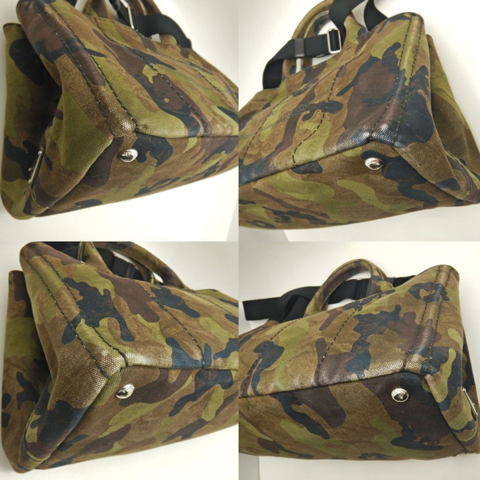 Canvas Prada Tote Bag - 7