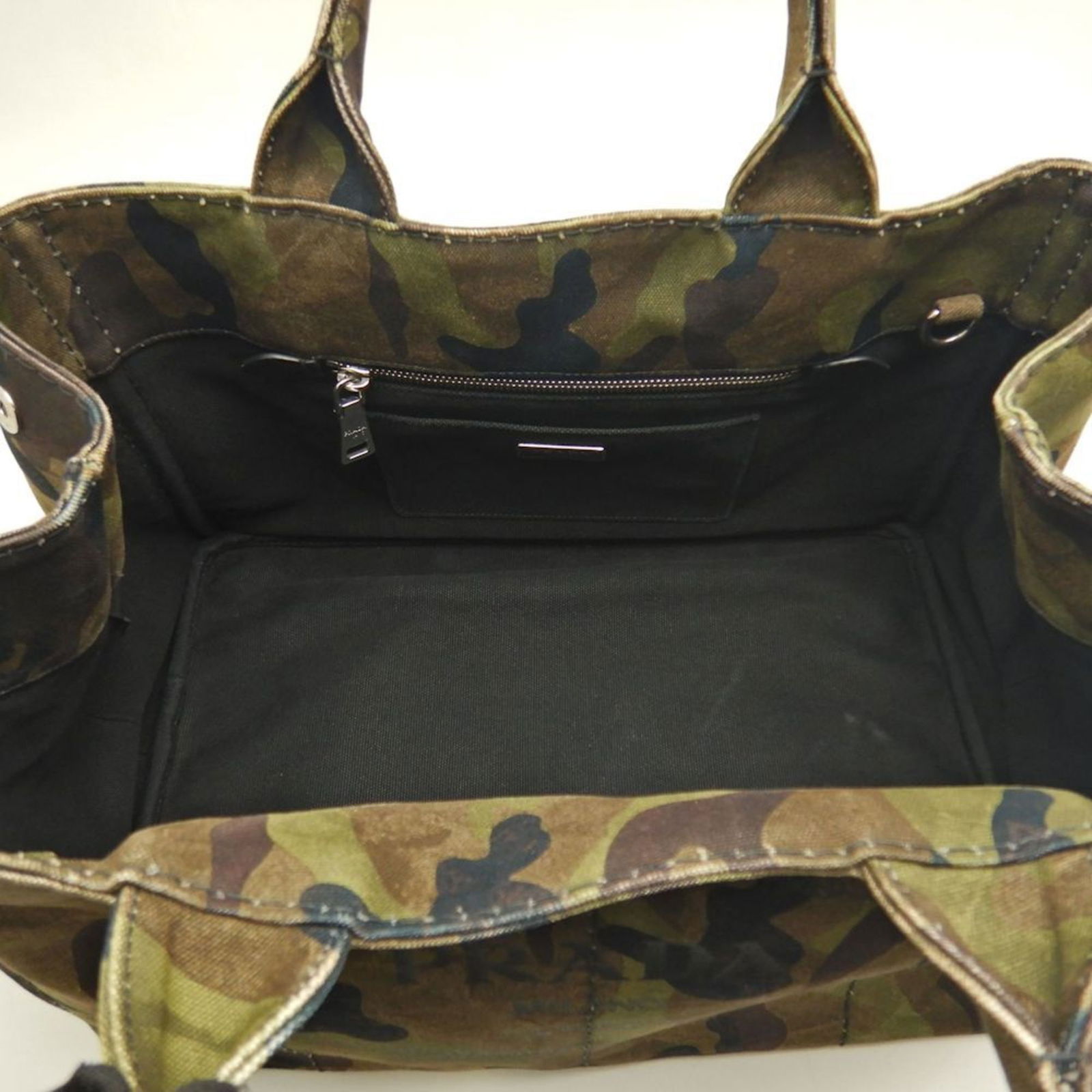 Canvas Prada Tote Bag - 8