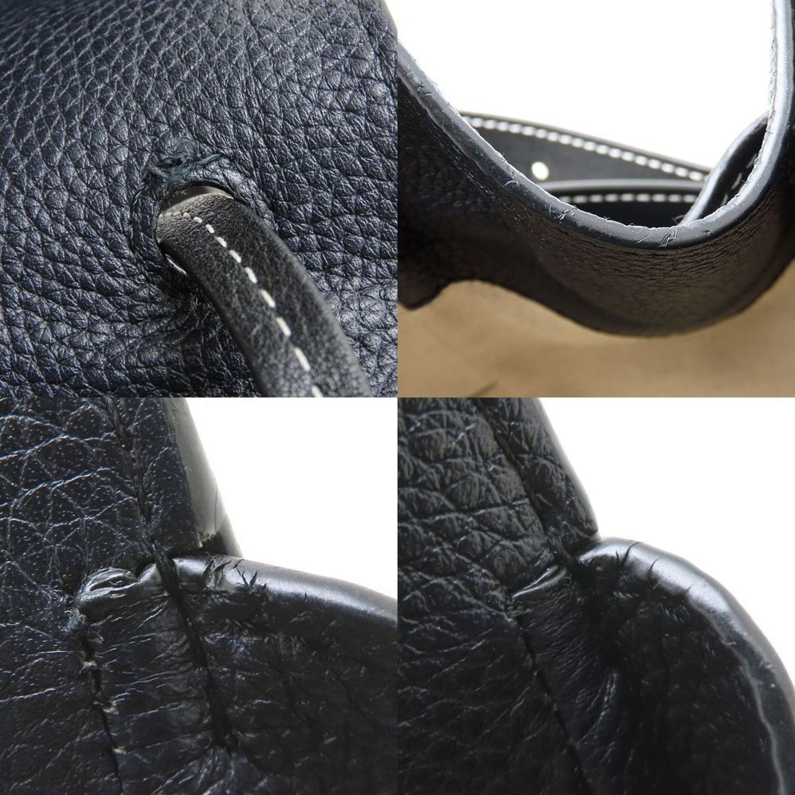 Leather Loewe Handbag - 7