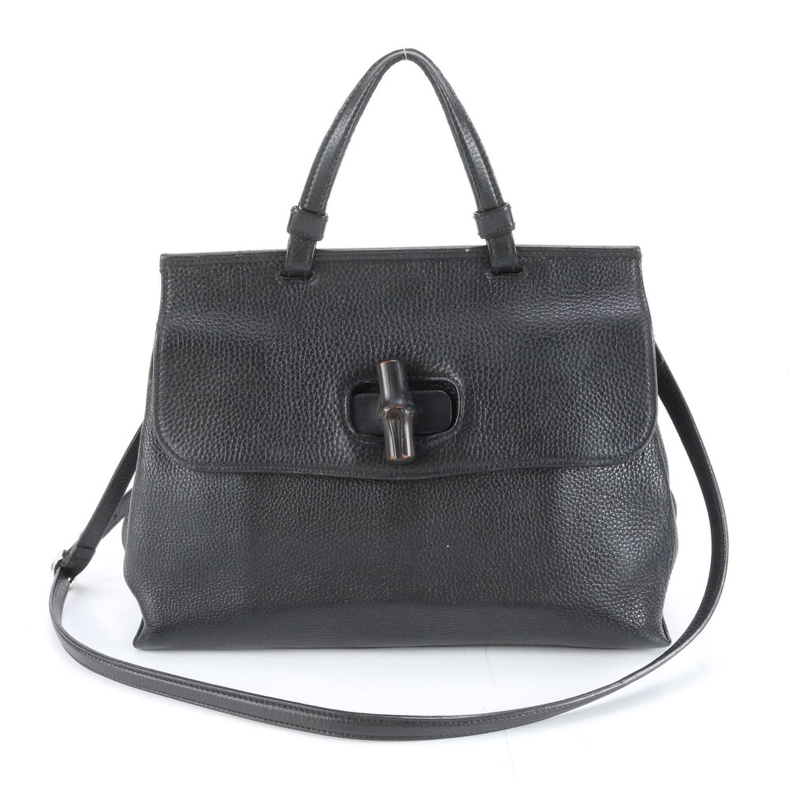 Leather - Gucci Handbag - Shoulder Bag Bamboo (1 of 9)