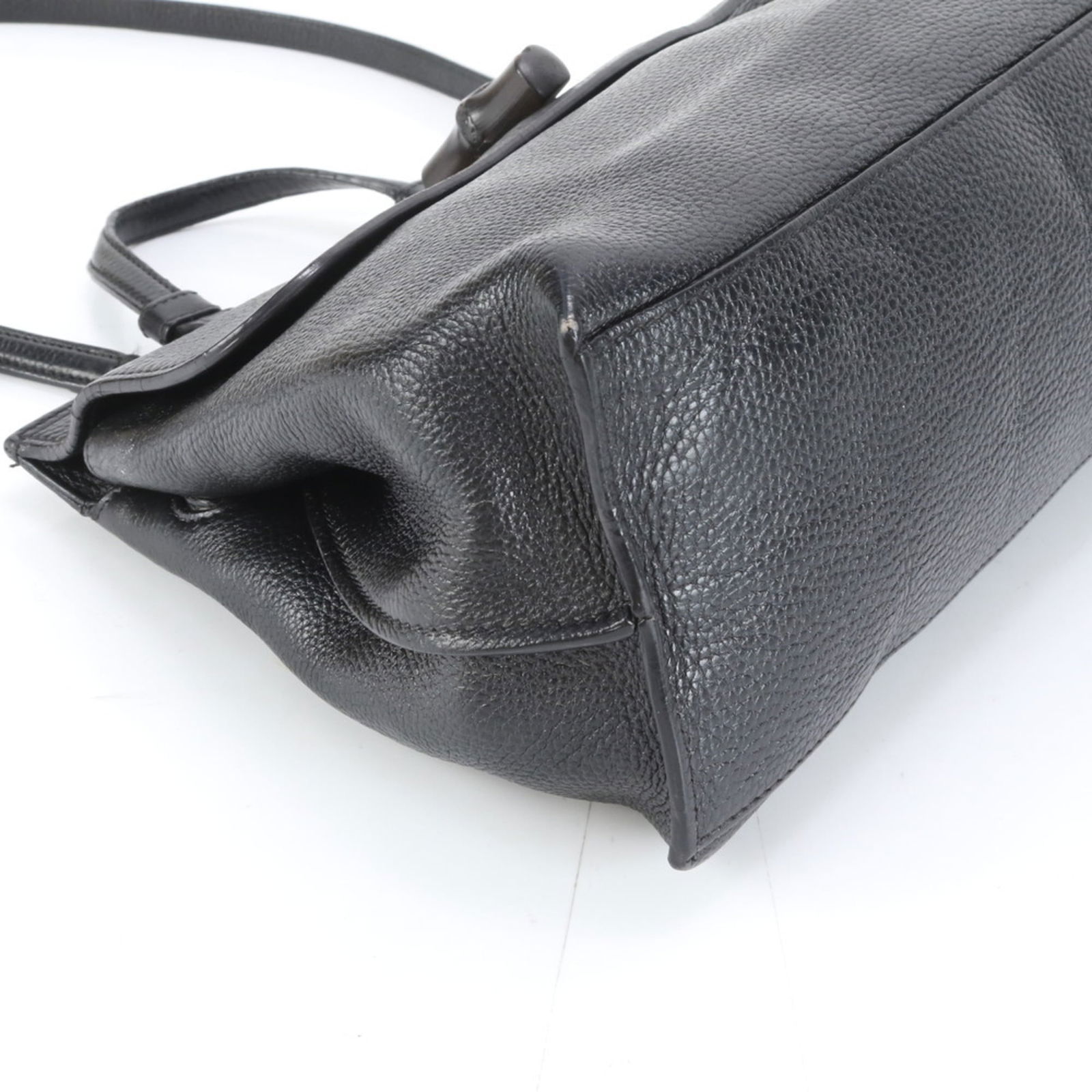 Leather - Gucci Handbag - Shoulder Bag Bamboo - 4