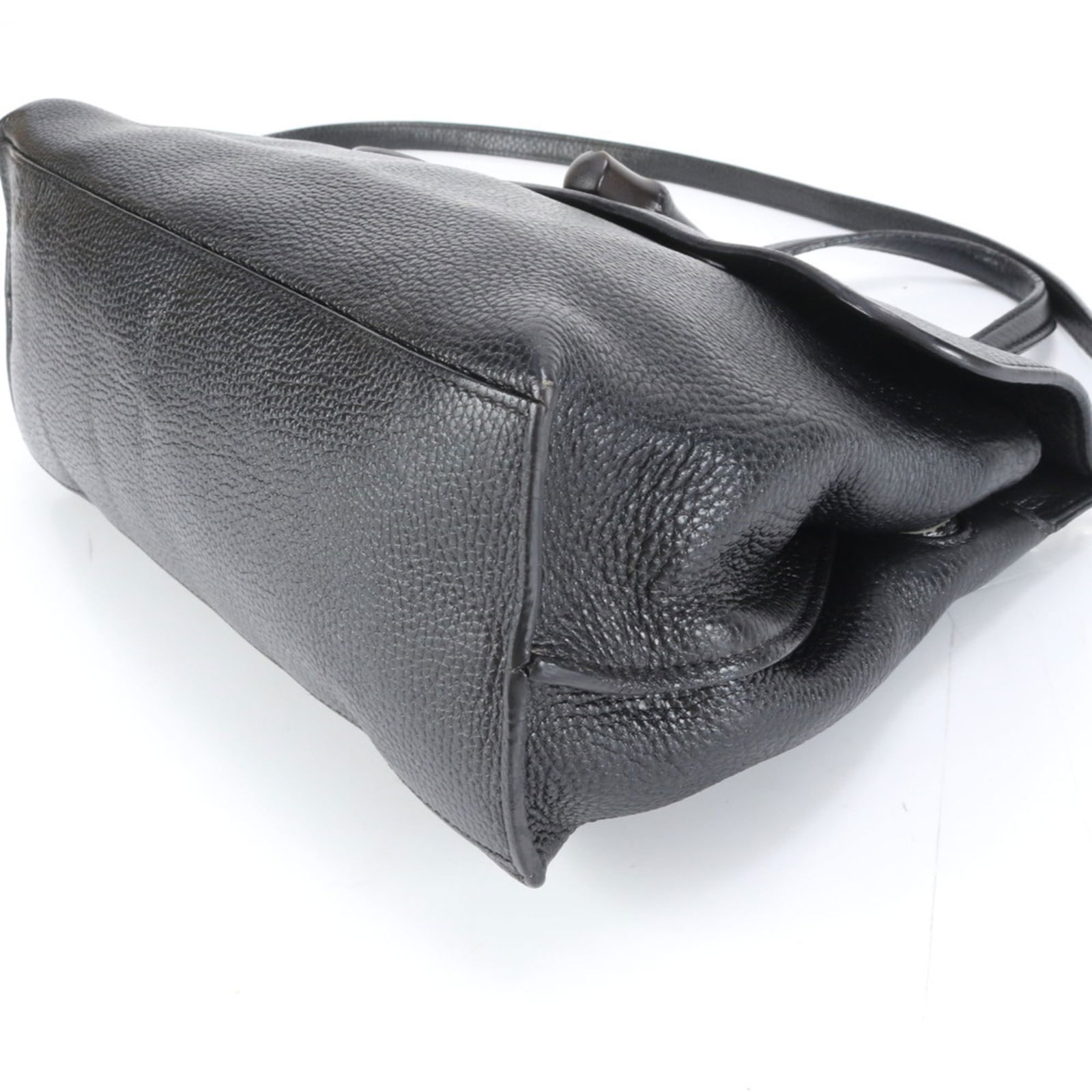 Leather - Gucci Handbag - Shoulder Bag Bamboo - 5