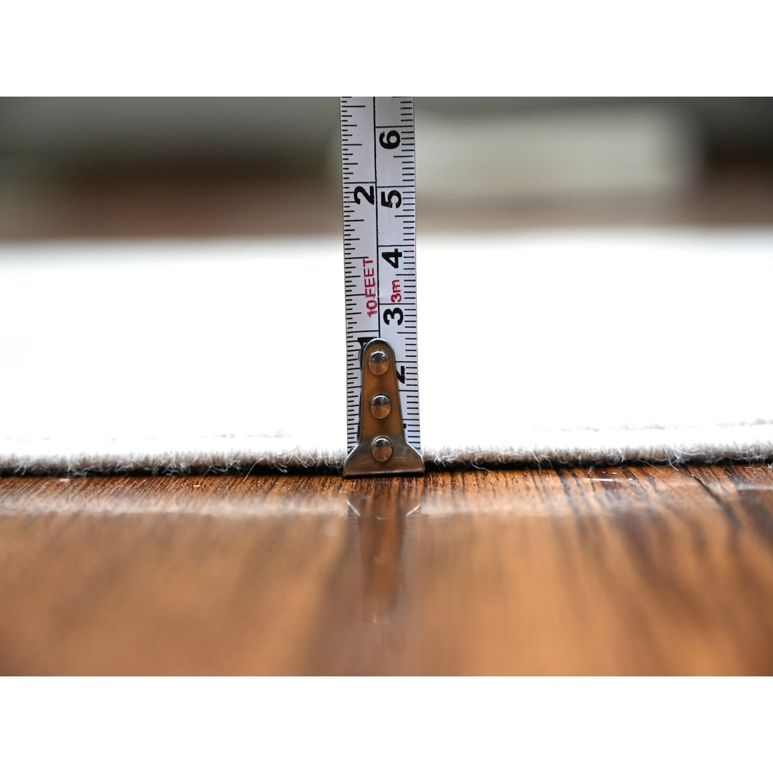 Rug 2'6"x10'3" Gray Soft Wool White Wash Peshawar Hand Knotted Runner - 5