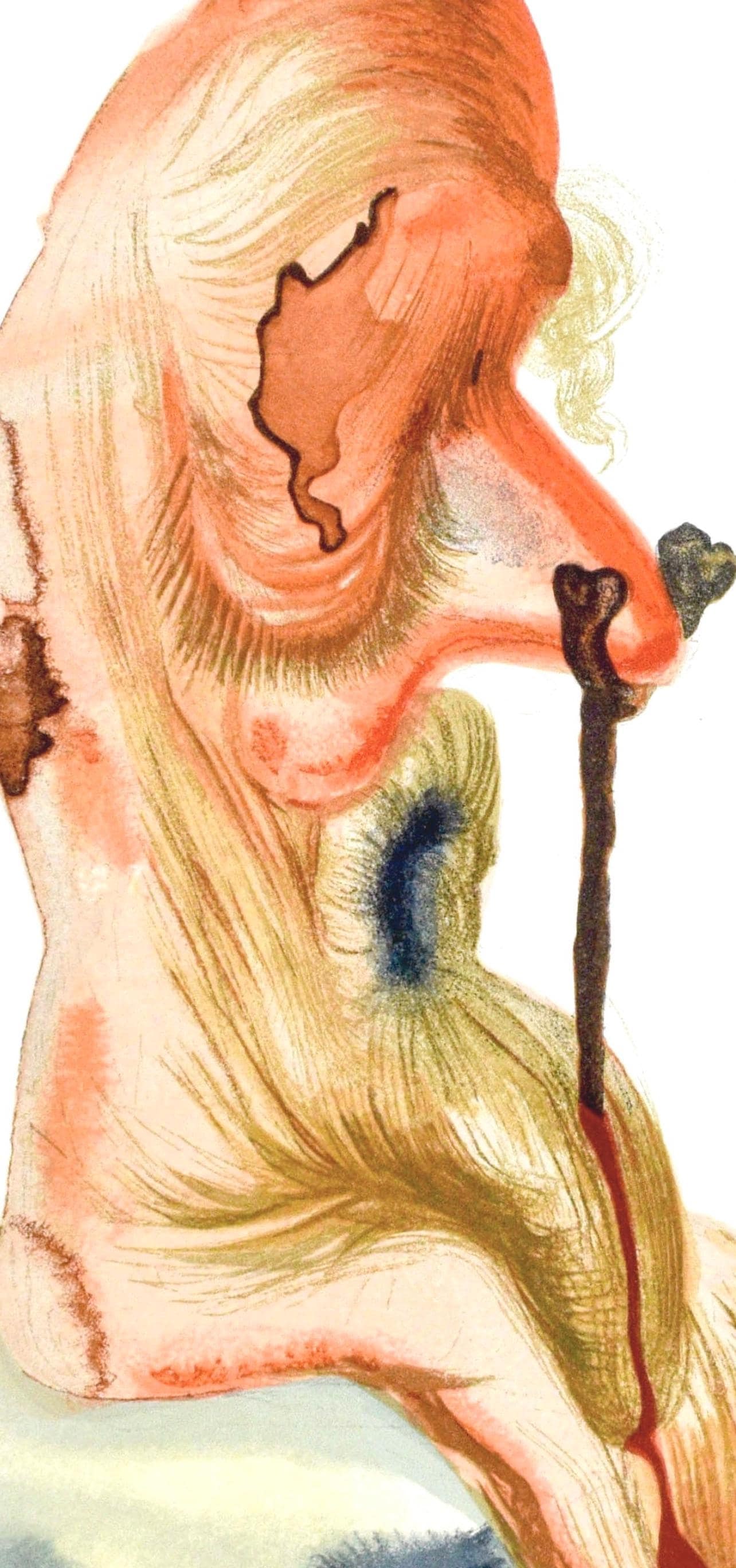 Woodcut - Salvador Dali - Inferno XVIII (Michler/ Lpsinger 1039-1138; Field 189-200) - La Divina - 2