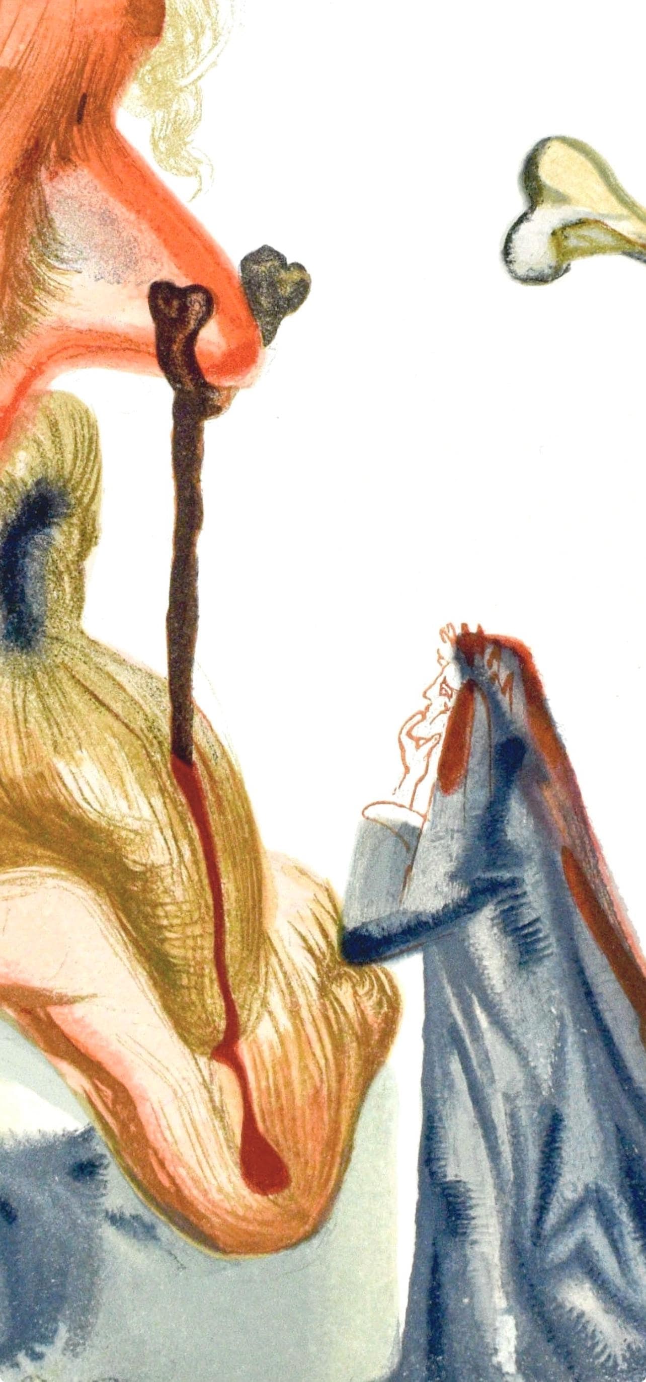 Woodcut - Salvador Dali - Inferno XVIII (Michler/ Lpsinger 1039-1138; Field 189-200) - La Divina - 3