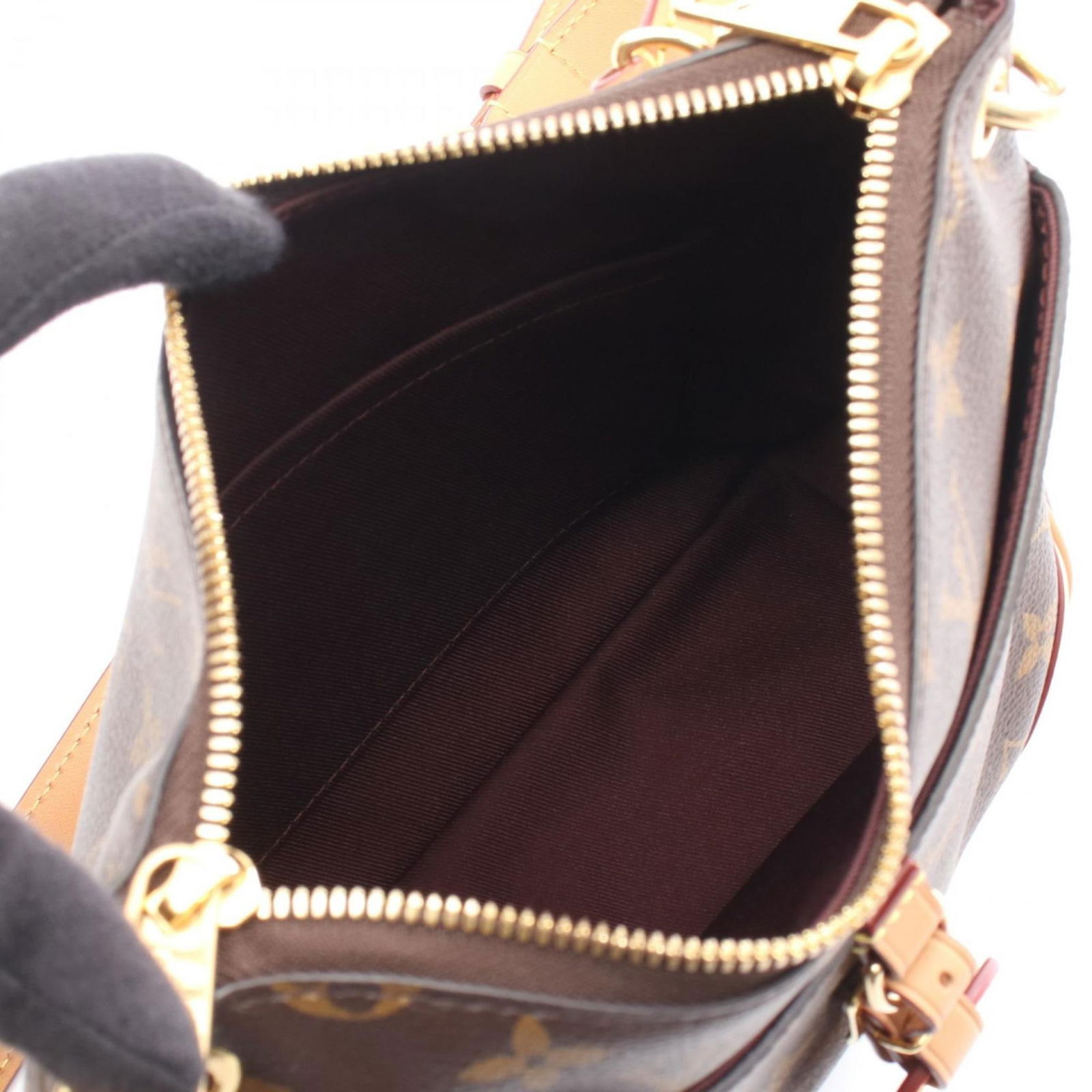 Canvas Louis Vuitton Shoulder Bag Coated - 3