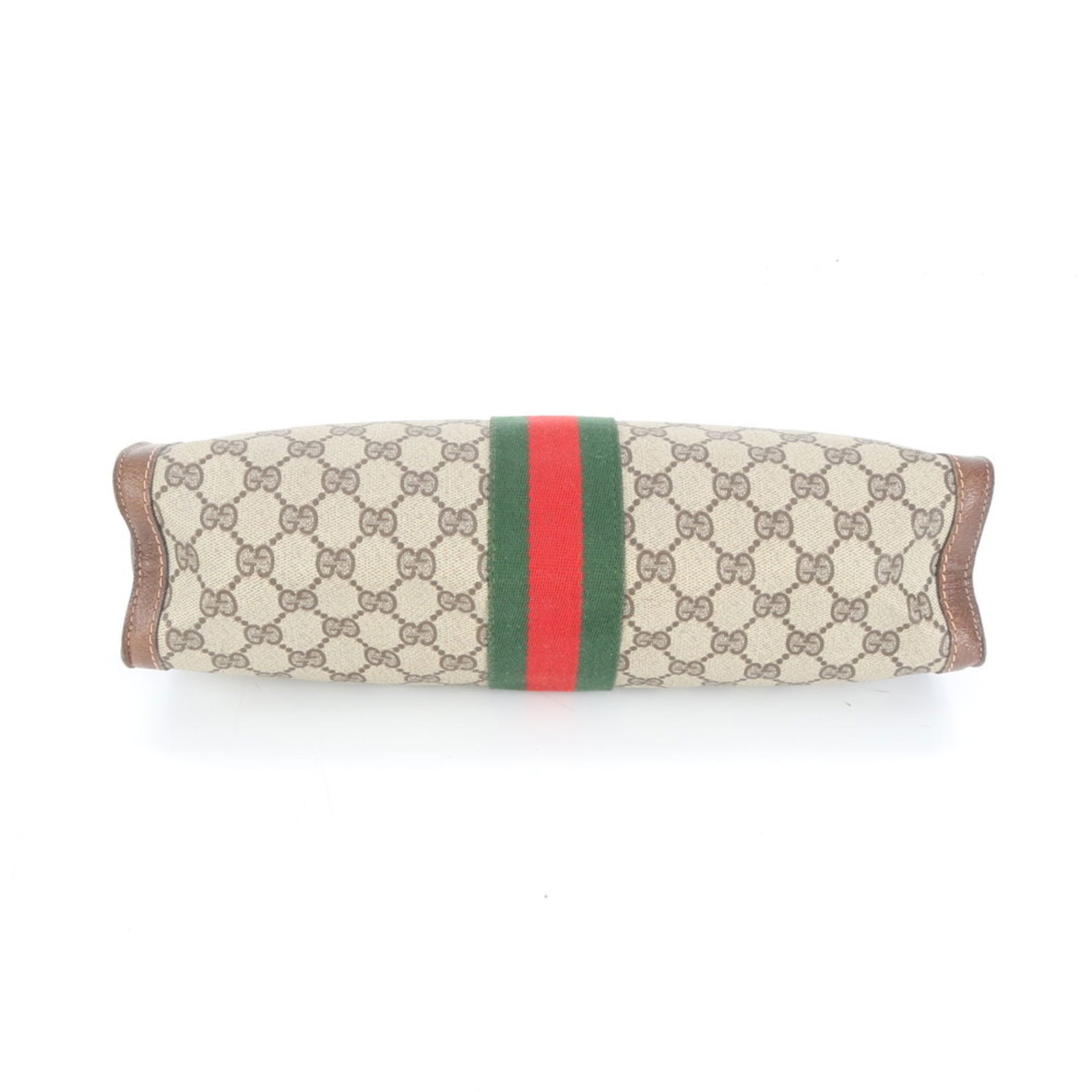 Coated Canvas - Gucci Clutch Bag - Pouch Leather - 7