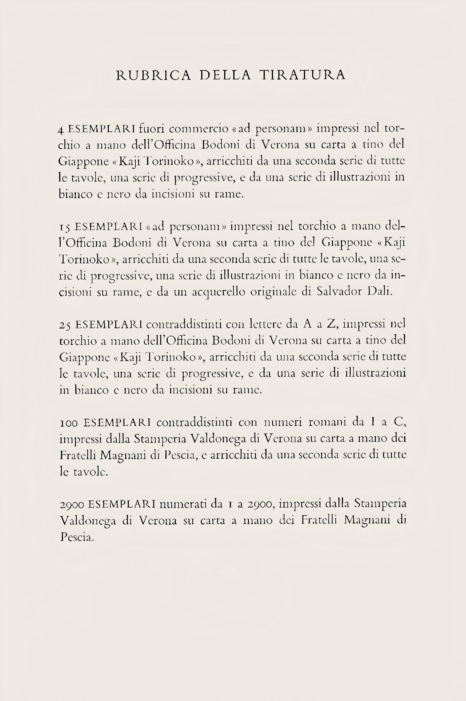 Woodcut - Salvador Dali - Paradiso XIV (Michler/ Lpsinger 1039-1138; Field 189-200) - La Divina - 8