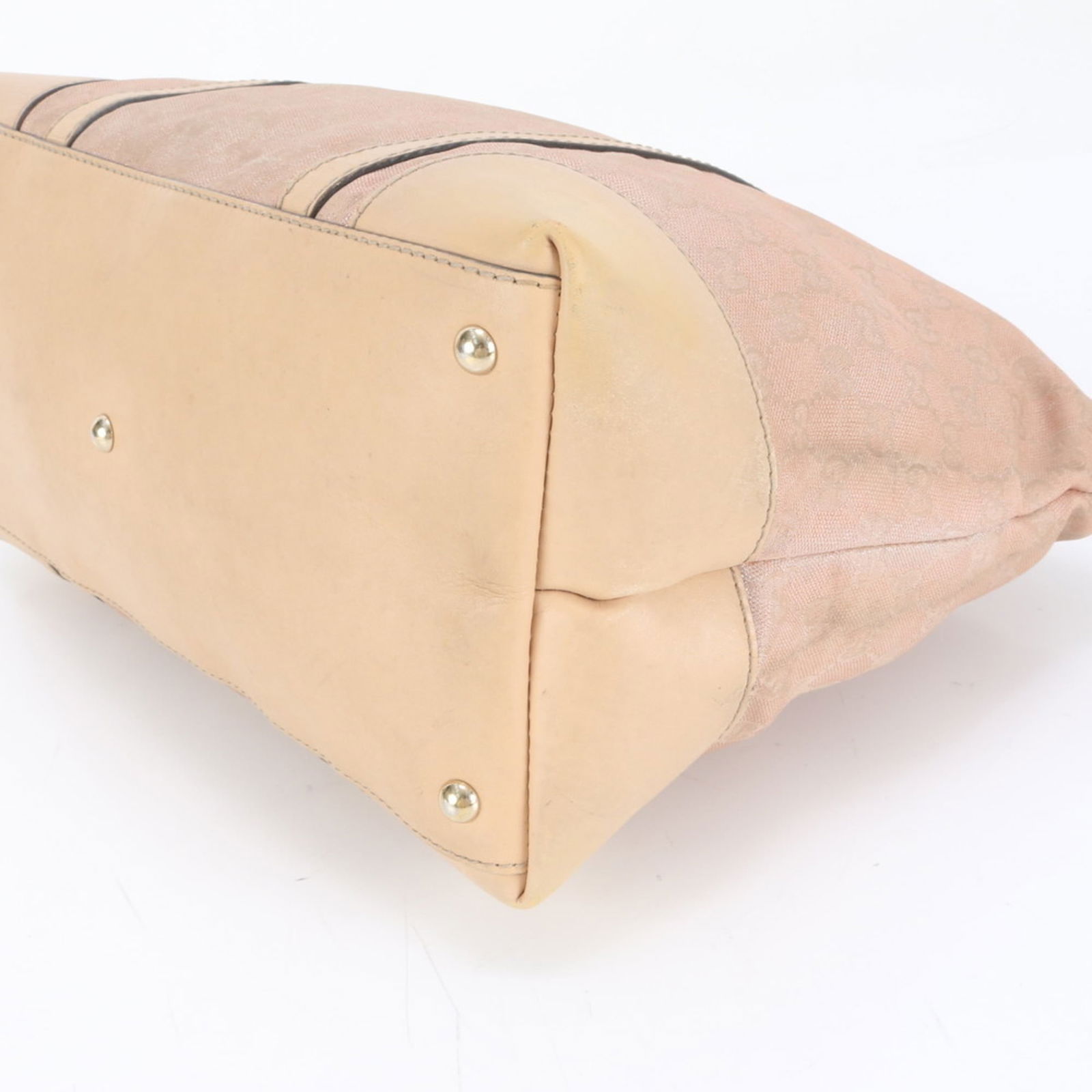 Leather - Gucci Shoulder Bag - Tote Bag Gg Canvas - 5