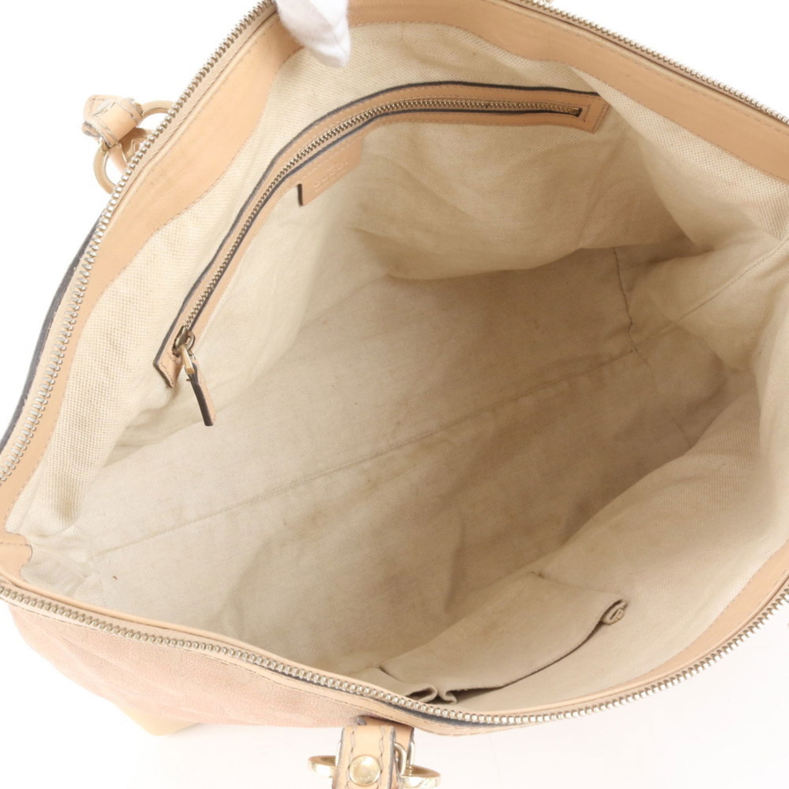 Leather - Gucci Shoulder Bag - Tote Bag Gg Canvas - 7