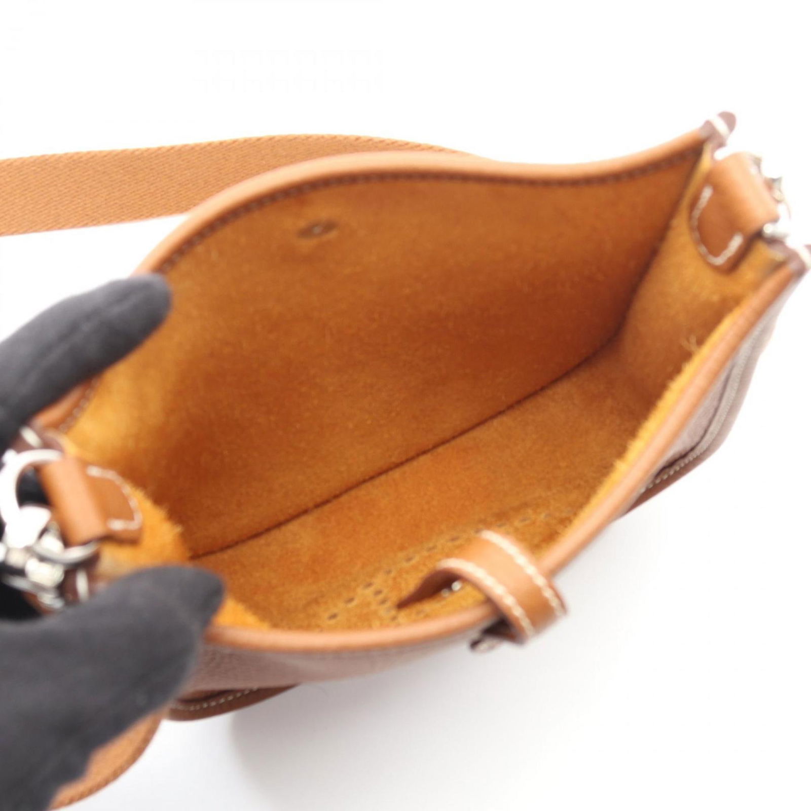 Leather Hermes Shoulder Bag Taurillon Clemence - 3