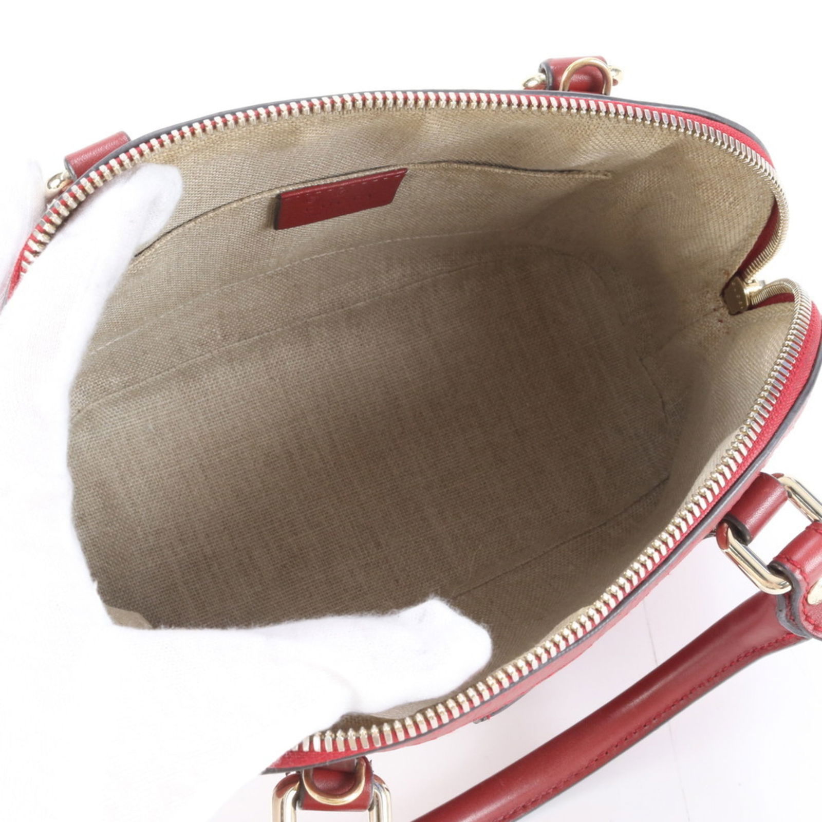 Tote Bag Leather - Gucci Handbag - 7