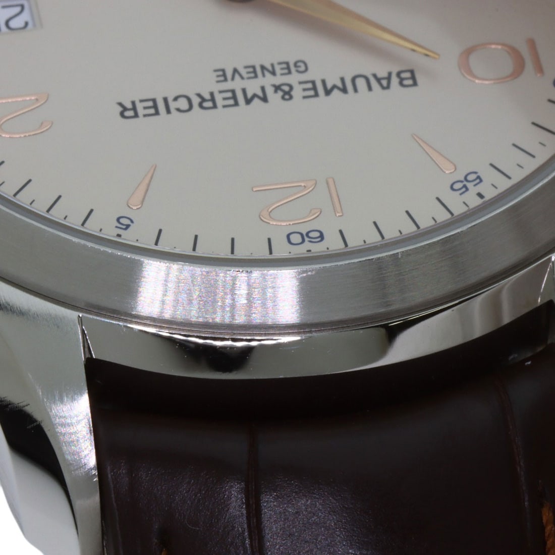 Leather Baume & Mercier Clifton Watches MOA10054 Stainless Steel/ - 17