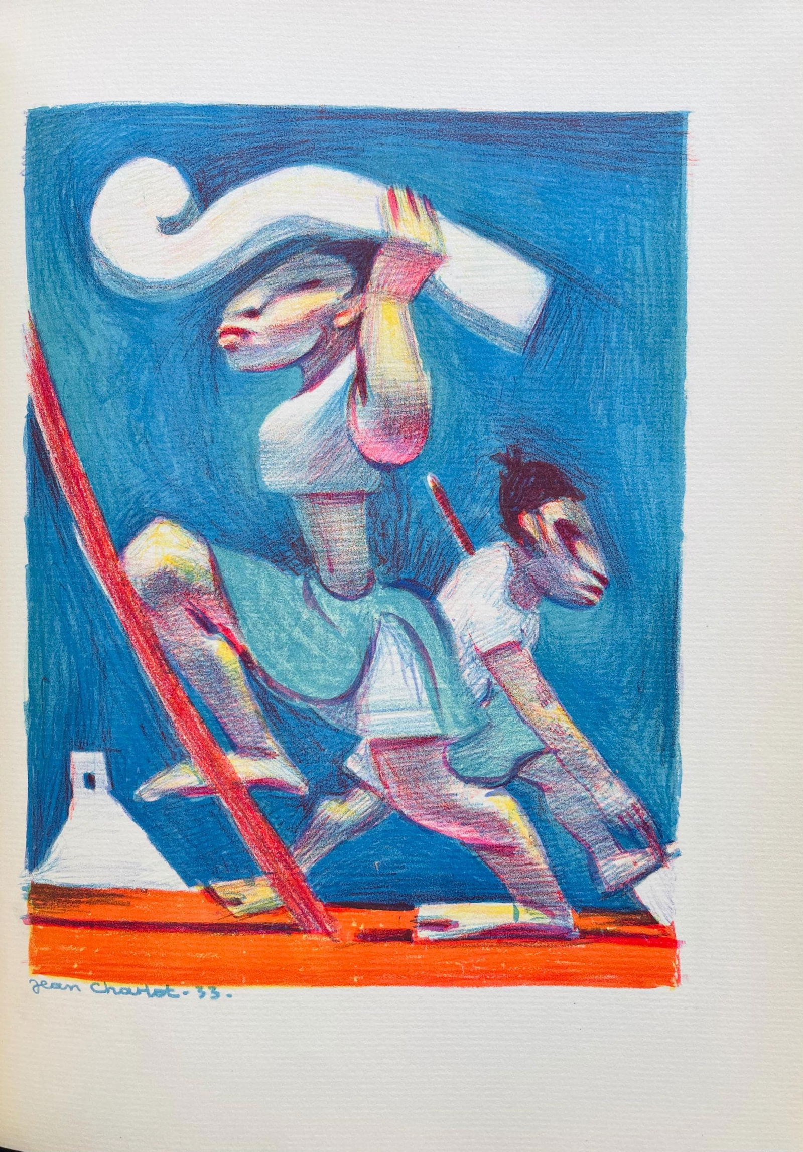 Lithograph - Jean Charlot - Composition - 5