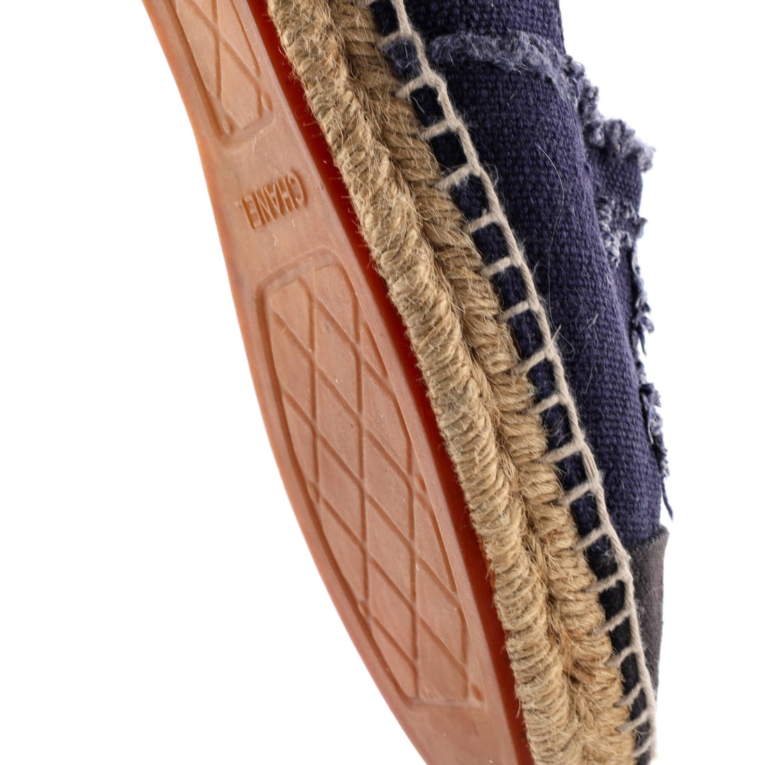Canvas Chanel Women's CC Cap Toe Espadrilles - 5