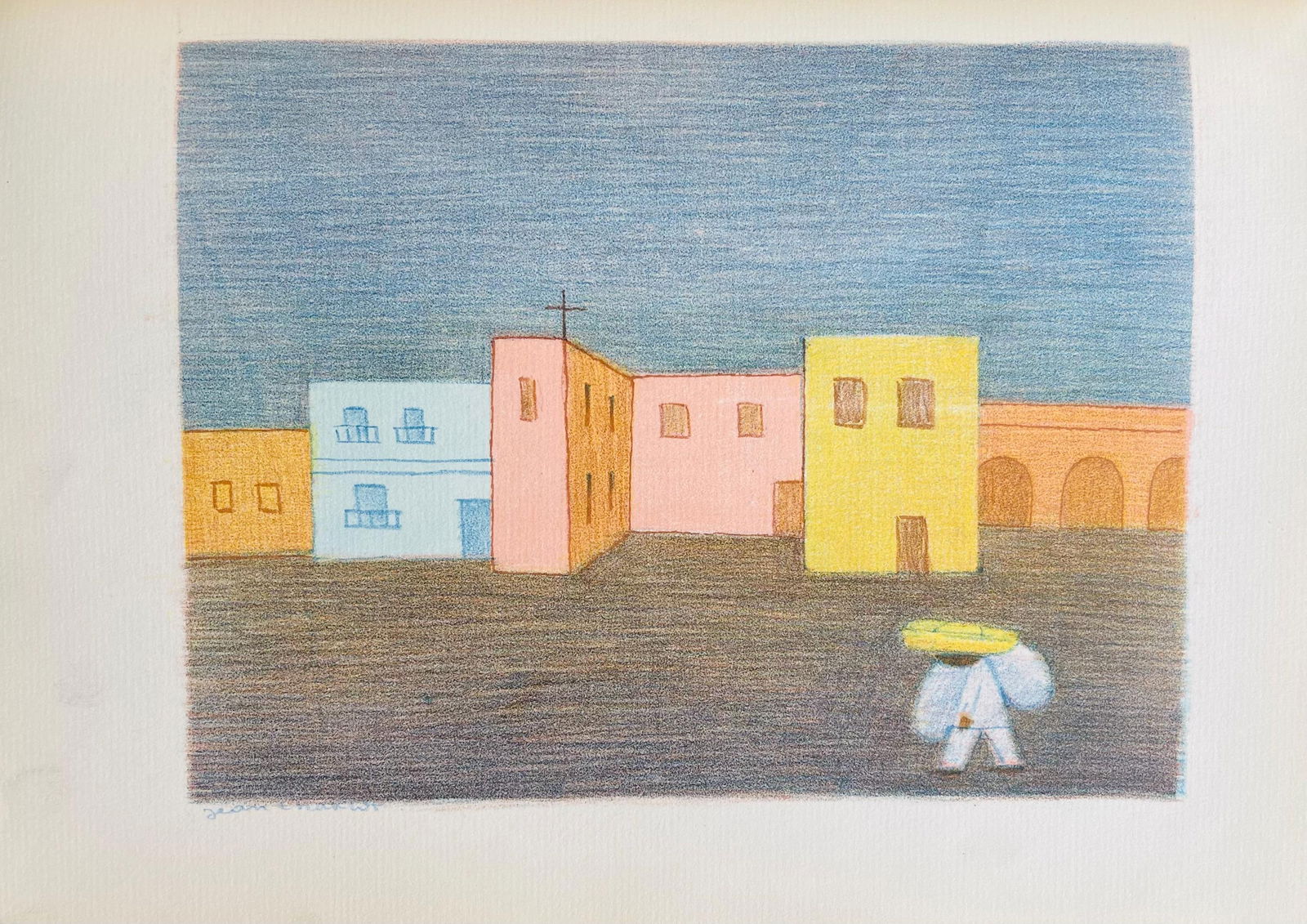 Lithograph - Jean Charlot - Composition - 7