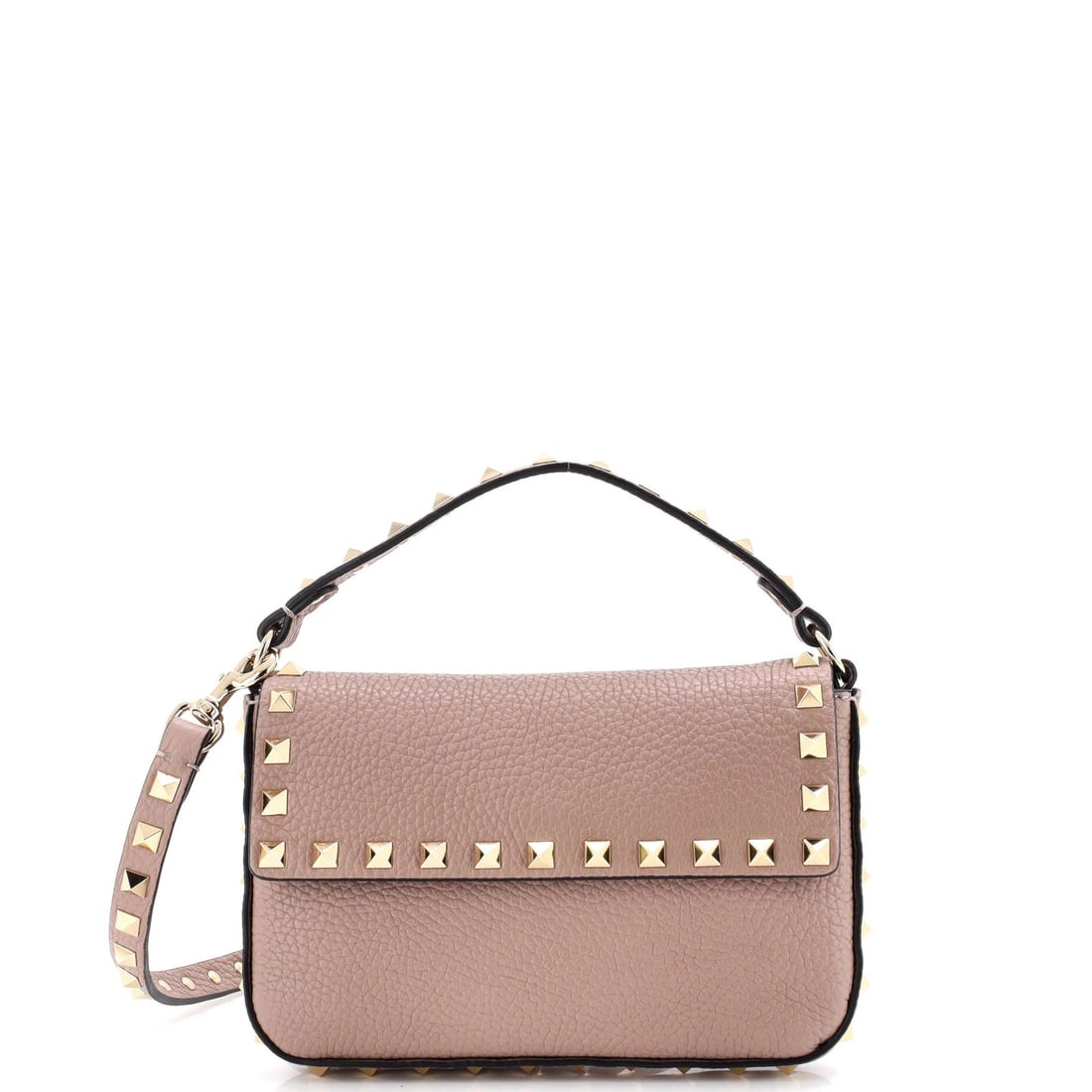 Mini Valentino Garavani Rockstud Top Handle Crossbody Pouch Leather: Mini Valentino Garavani Rockstud Top Handle Crossbody Pouch Leather This listing features Mini Valentino Garavani Rockstud Top Handle Crossbody Pouch Leather. Item specifics are provided below. Item S