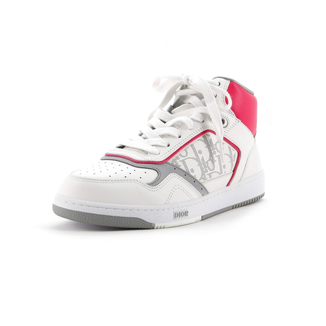 Leather Christian Dior Men's B27 Mid-Top Sneakers Leather with Oblique Galaxy (1 of 5)