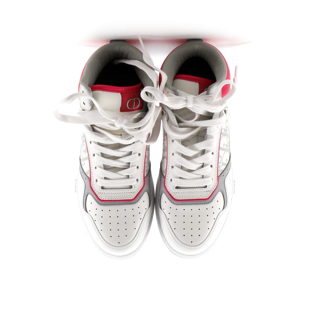 Leather Christian Dior Men's B27 Mid-Top Sneakers Leather with Oblique Galaxy - 2