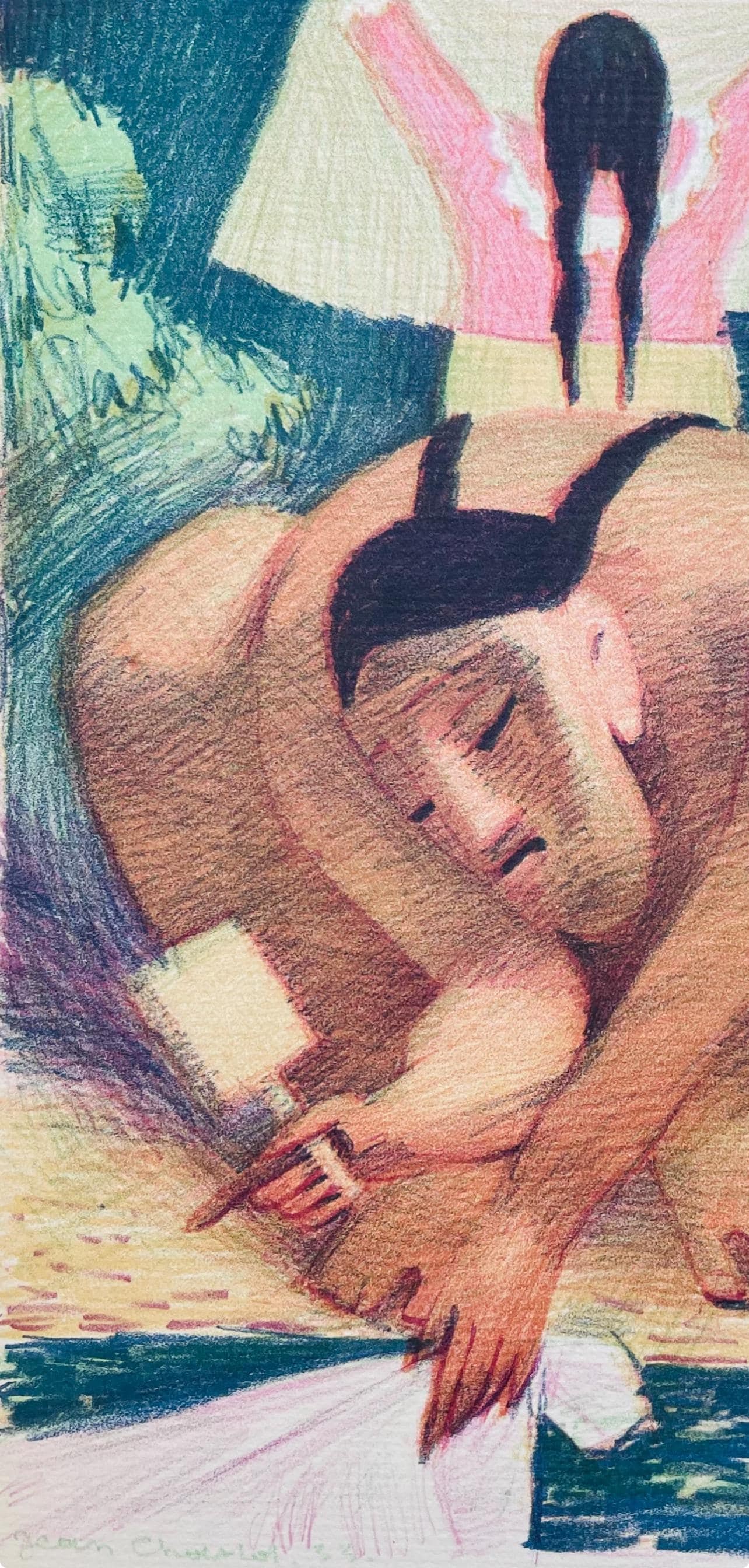 Lithograph - Jean Charlot - Composition - 2