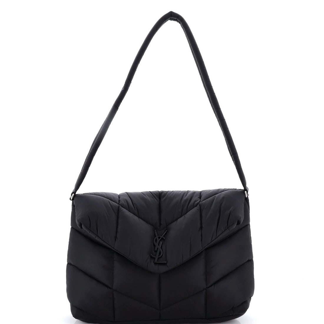 Econyl Saint Laurent Loulou Puffer Messenger Bag Quilted (1 of 5)