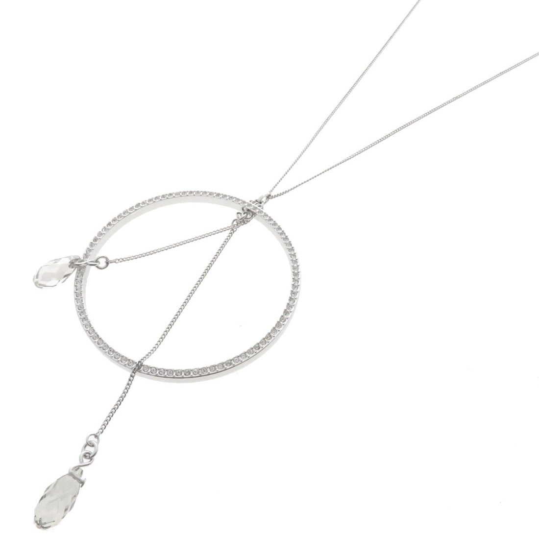 Metal SWAROVSKI Circle motif Necklace: Metal SWAROVSKI Circle motif Necklace This listing features Metal SWAROVSKI Circle motif Necklace. Item specifics are provided below. Item Specifics: Brand: SWAROVSKI Style: Necklace Material: Metal