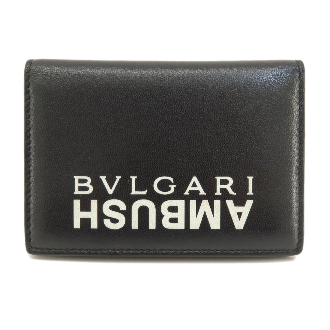 Leather BVLGARI AMBUSH Card Case: Leather BVLGARI AMBUSH Card Case This listing features Leather BVLGARI AMBUSH Card Case. Item specifics are provided below. Item Specifics: Brand: BVLGARI Style: Card Case Material: Leather Color: