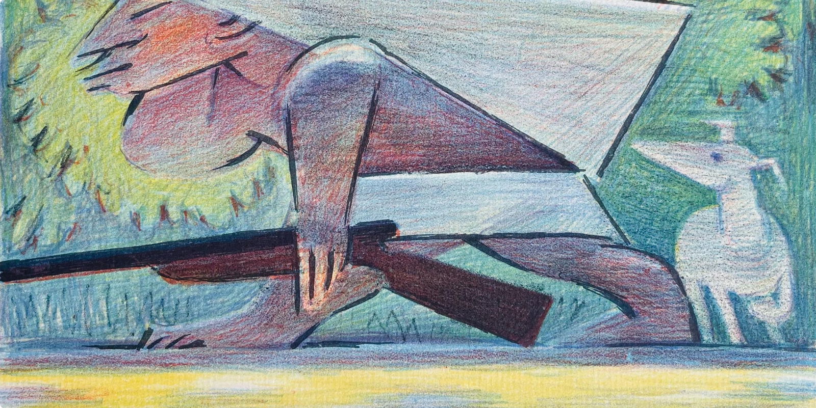 Lithograph - Jean Charlot - Composition - 3