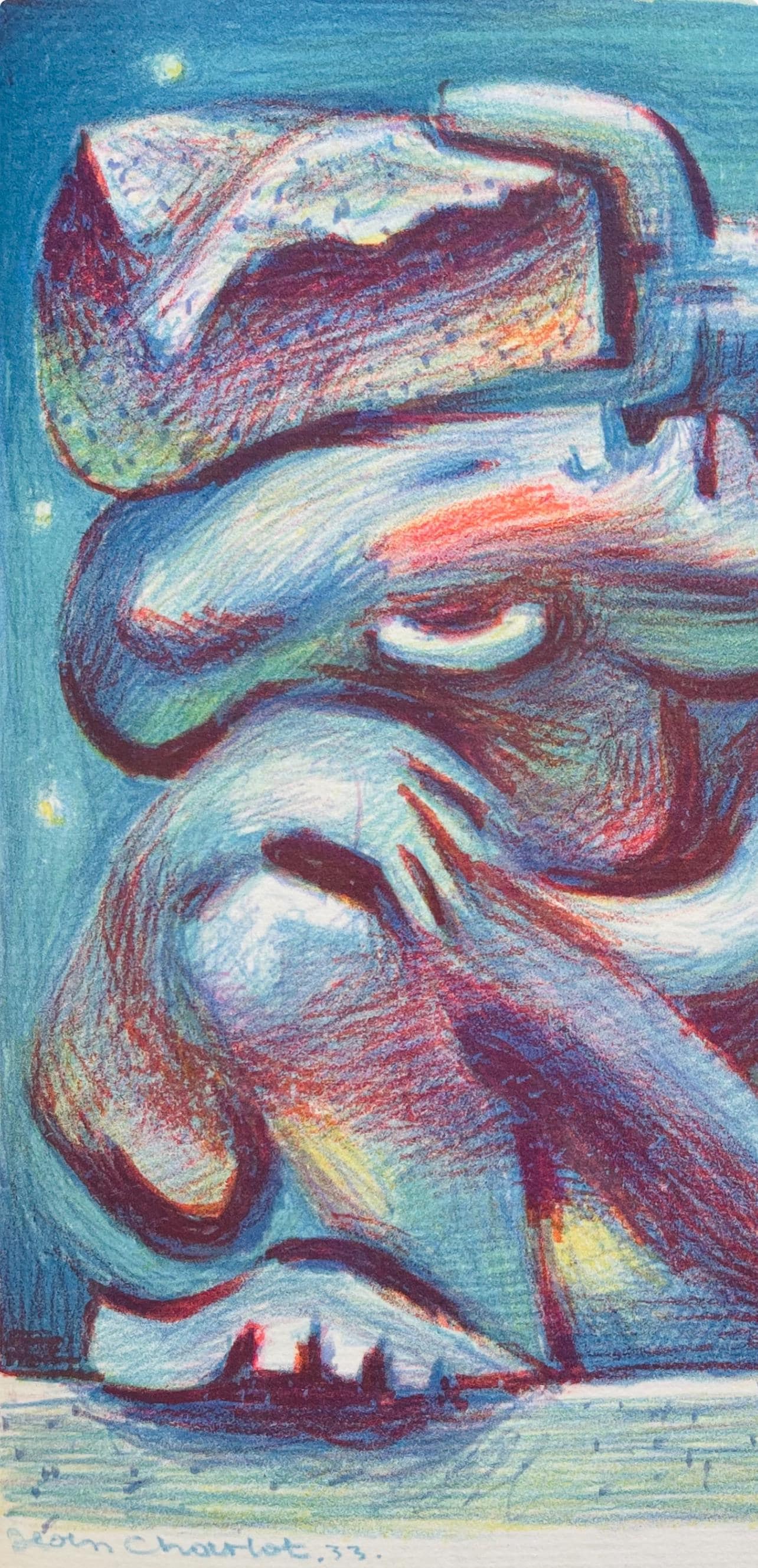 Lithograph - Jean Charlot - Composition - 2