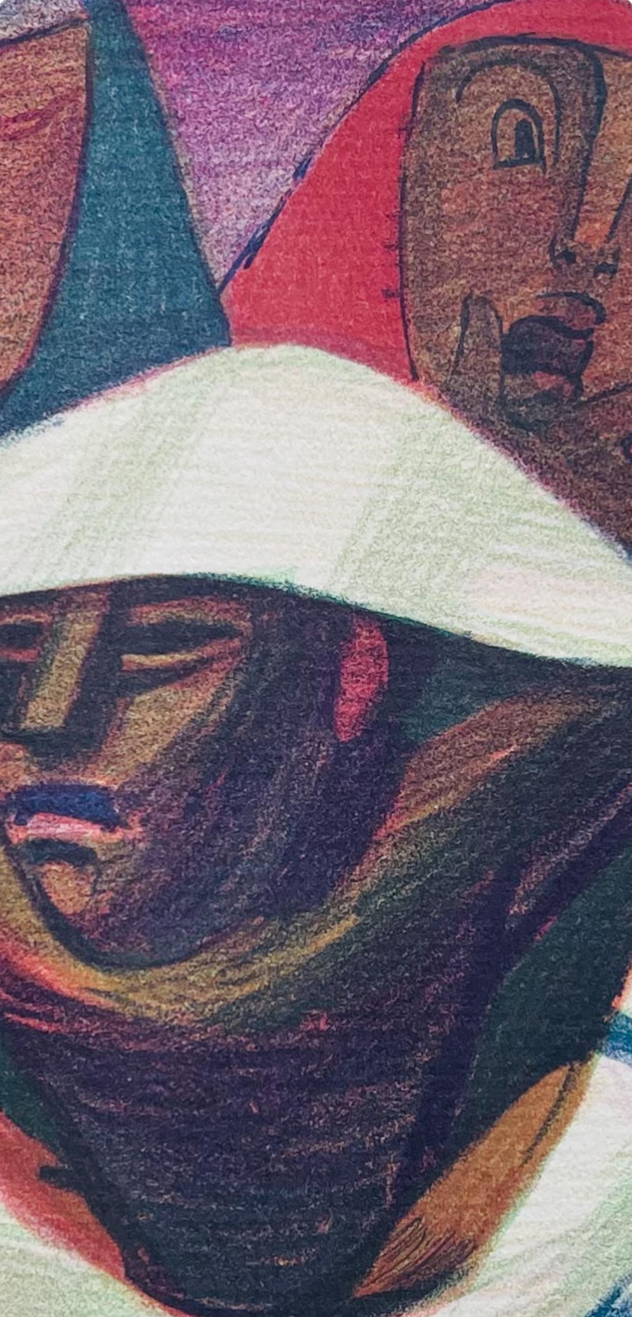 Lithograph - Jean Charlot - Composition - 4