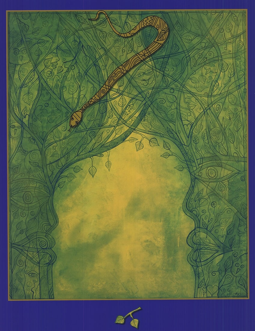 2007 HORST KORDES Dreamland IX 24.5" x 19" Offset Lithograph (1 of 4)