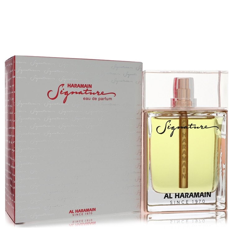 Spray Al Haramain Signature Perfume By Al Haramain Eau De Parfum: Spray Al Haramain Signature Perfume By Al Haramain Eau De Parfum This listing features Spray Al Haramain Signature Perfume By Al Haramain Eau De Parfum. Item specifics are provided below. Item