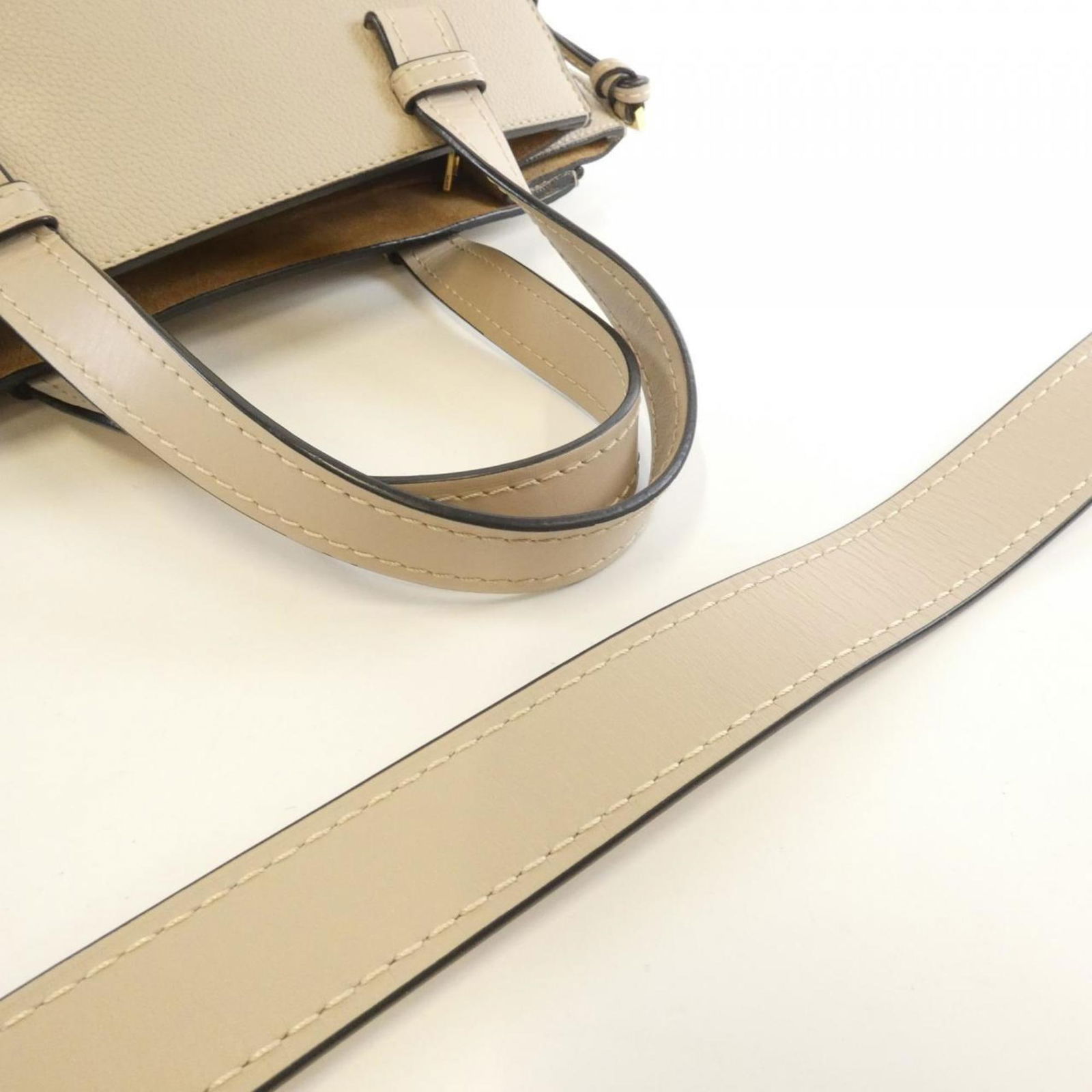 Leather Loewe Handbag - 6