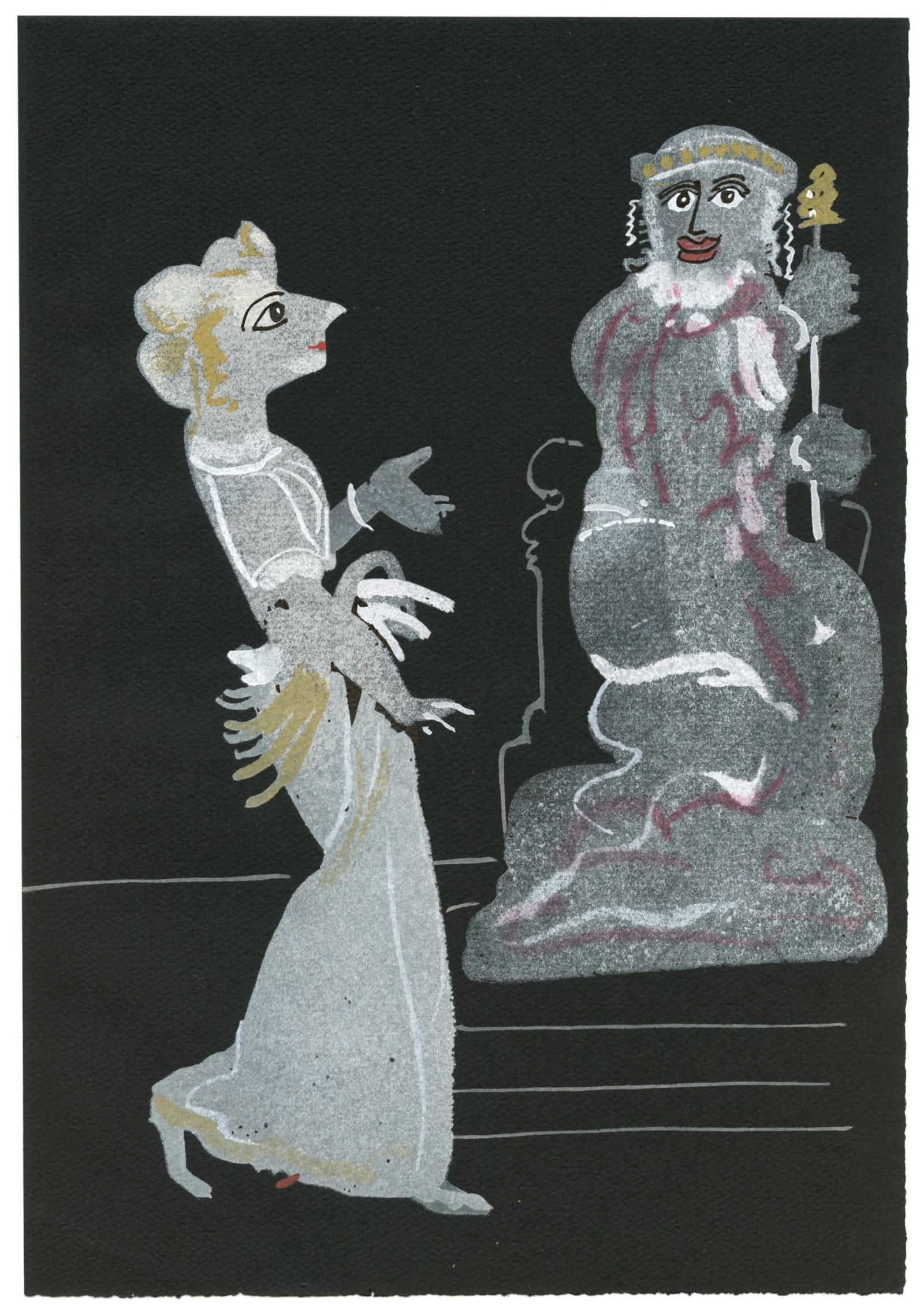 Lithograph - Andr Derain - Composition - Salom - 6