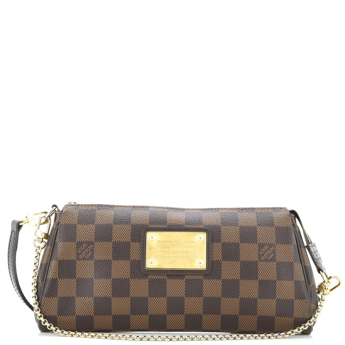 Damier Louis Vuitton Eva Handbag: Damier Louis Vuitton Eva Handbag This listing features Damier Louis Vuitton Eva Handbag. Item specifics are provided below. Item Specifics: Brand: Louis Vuitton Exterior Material: Canvas Coated