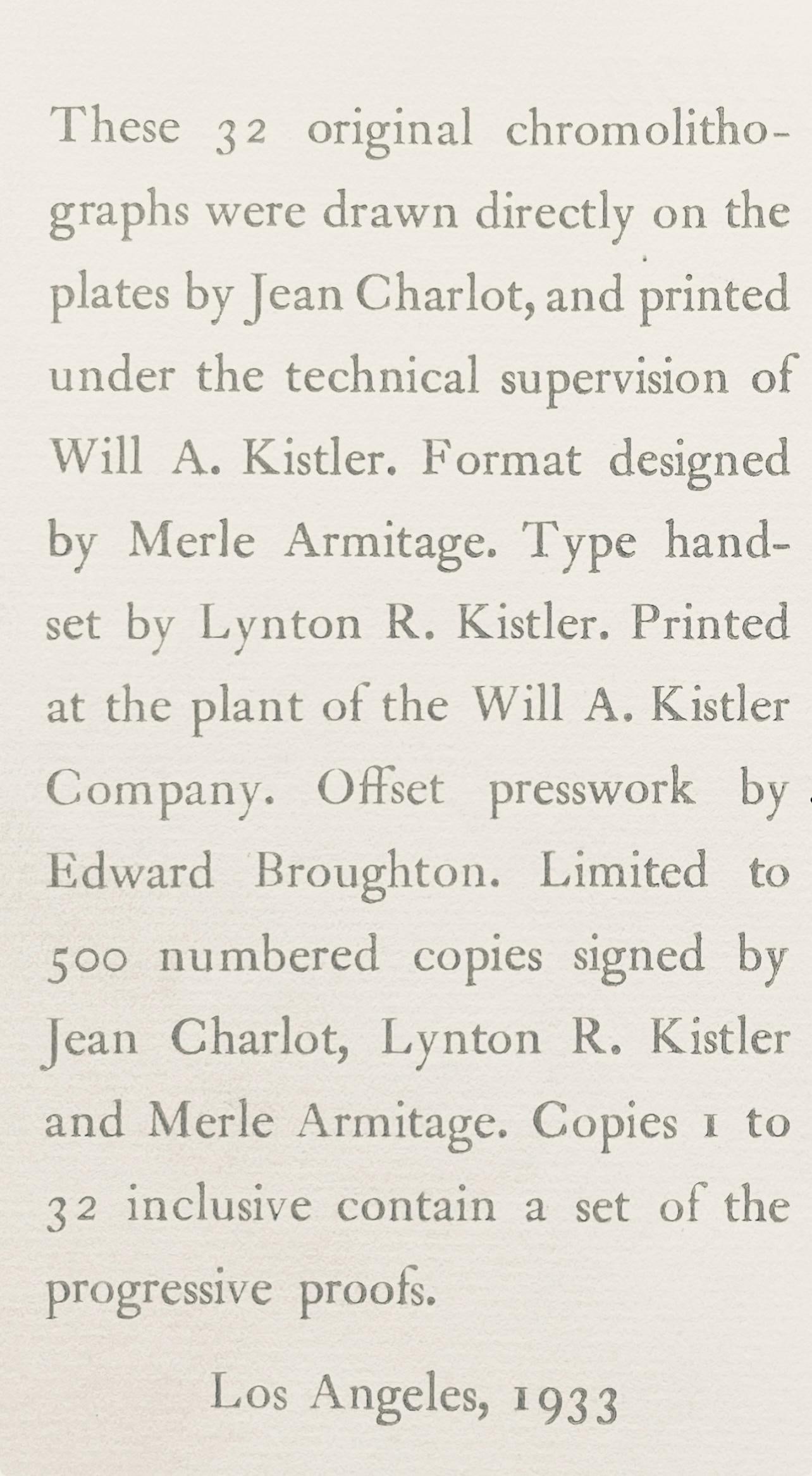 Lithograph - Jean Charlot - Composition - 6