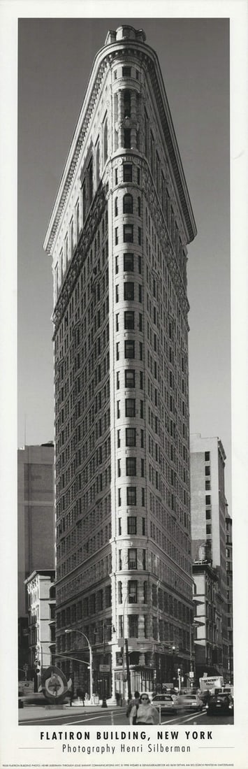 Con HENRI SILBERMAN Flatiron Building New York 36" x 12" Offset Lithograph 1998: Con HENRI SILBERMAN Flatiron Building New York 36" x 12" Offset Lithograph 1998 This listing features Con HENRI SILBERMAN Flatiron Building New York 36" x 12" Offset Lithograph 1998. Item specifics