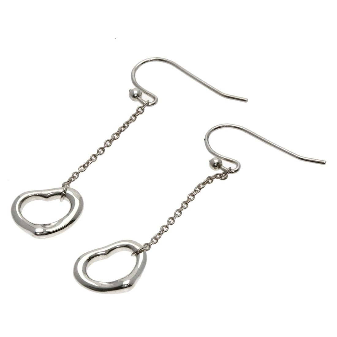 Silver TIFFANY&Co. Open heart drop earring: Silver TIFFANY&Co. Open heart drop earring This listing features Silver TIFFANY&Co. Open heart drop earring. Item specifics are provided below. Item Specifics: Brand: TIFFANY&Co. Style: earring