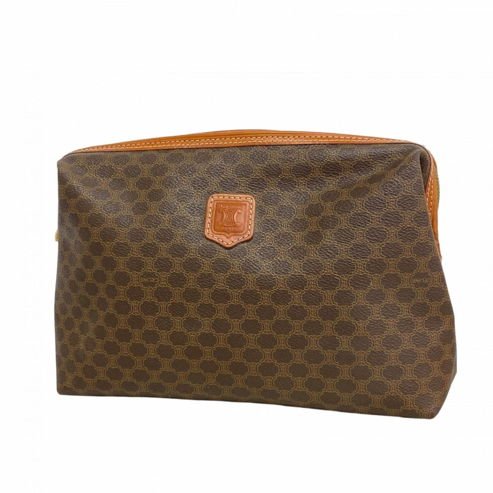 Pvc Celine Pouch: Pvc Celine Pouch This listing features Pvc Celine Pouch. Item specifics are provided below. Item Specifics: Brand: Celine Type: Pouch Material: Pvc Color: Brown Hardware Color: Gold Gender: Women Size