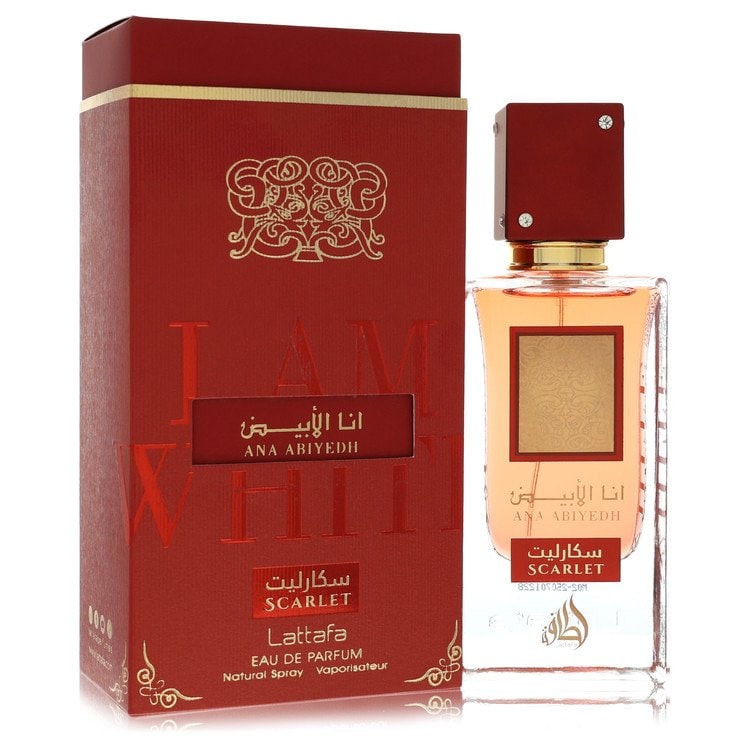 (Unisex) Ana Abiyedh I Am White Scarlet Cologne By Lattafa Eau De Parfum Spray: (Unisex) Ana Abiyedh I Am White Scarlet Cologne By Lattafa Eau De Parfum Spray This listing features (Unisex) Ana Abiyedh I Am White Scarlet Cologne By Lattafa Eau De Parfum Spray. Item specifics are