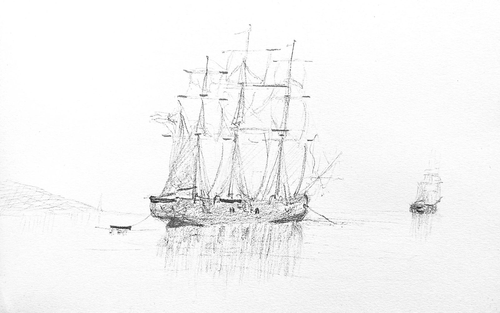 Lithograph - Henri de Toulouse-Lautrec - Composition - Toulouse-Lautrec - Album De Marine (1 of 7)