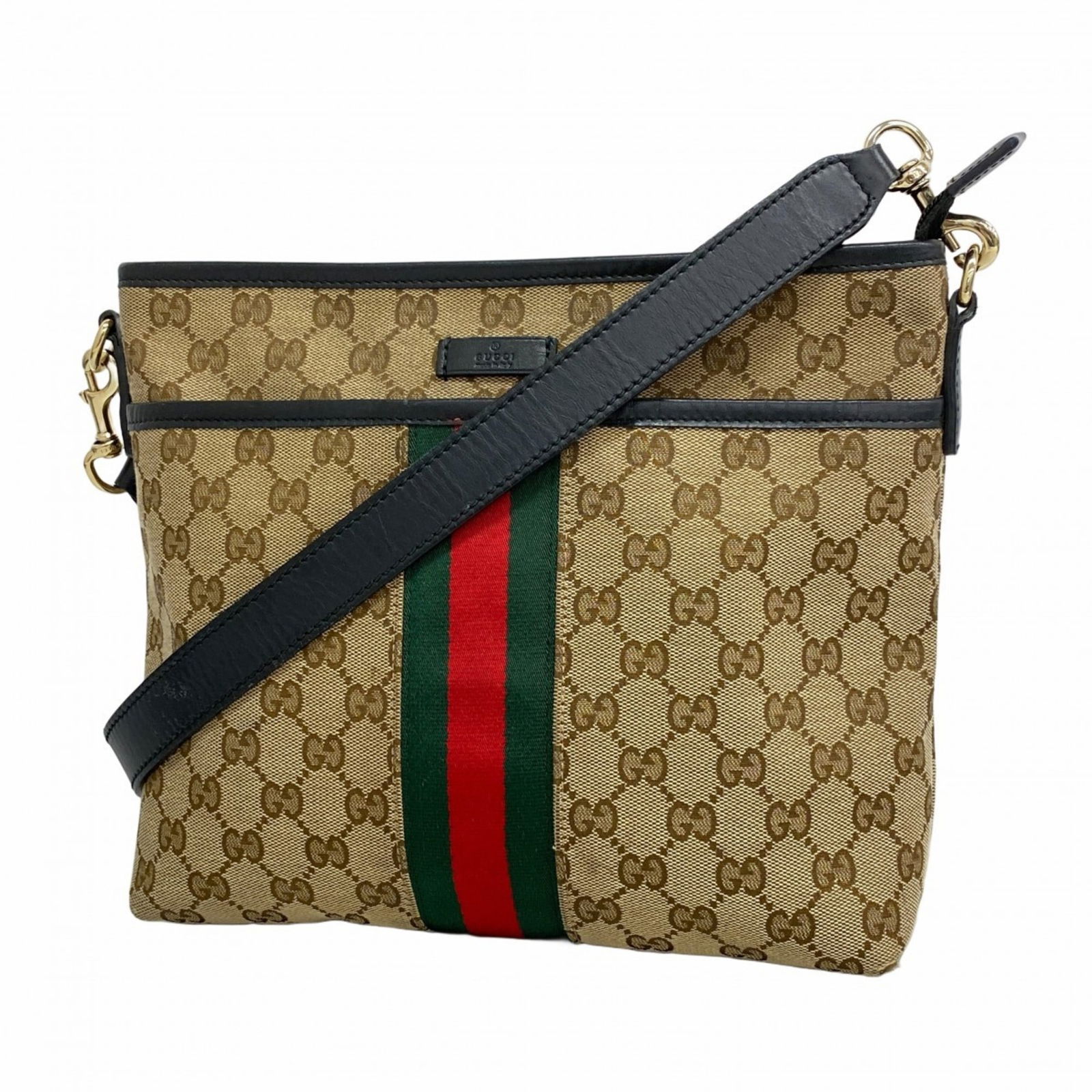 Canvas Gucci Shoulder Bag (1 of 10)