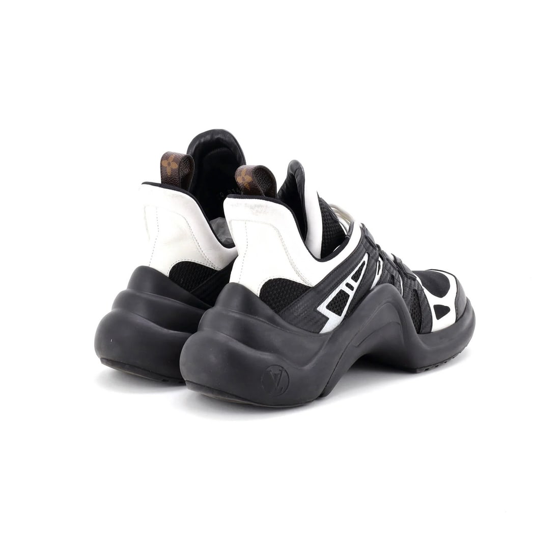 Mesh Louis Vuitton Women's LV Archlight Sneakers Neoprene and - 3