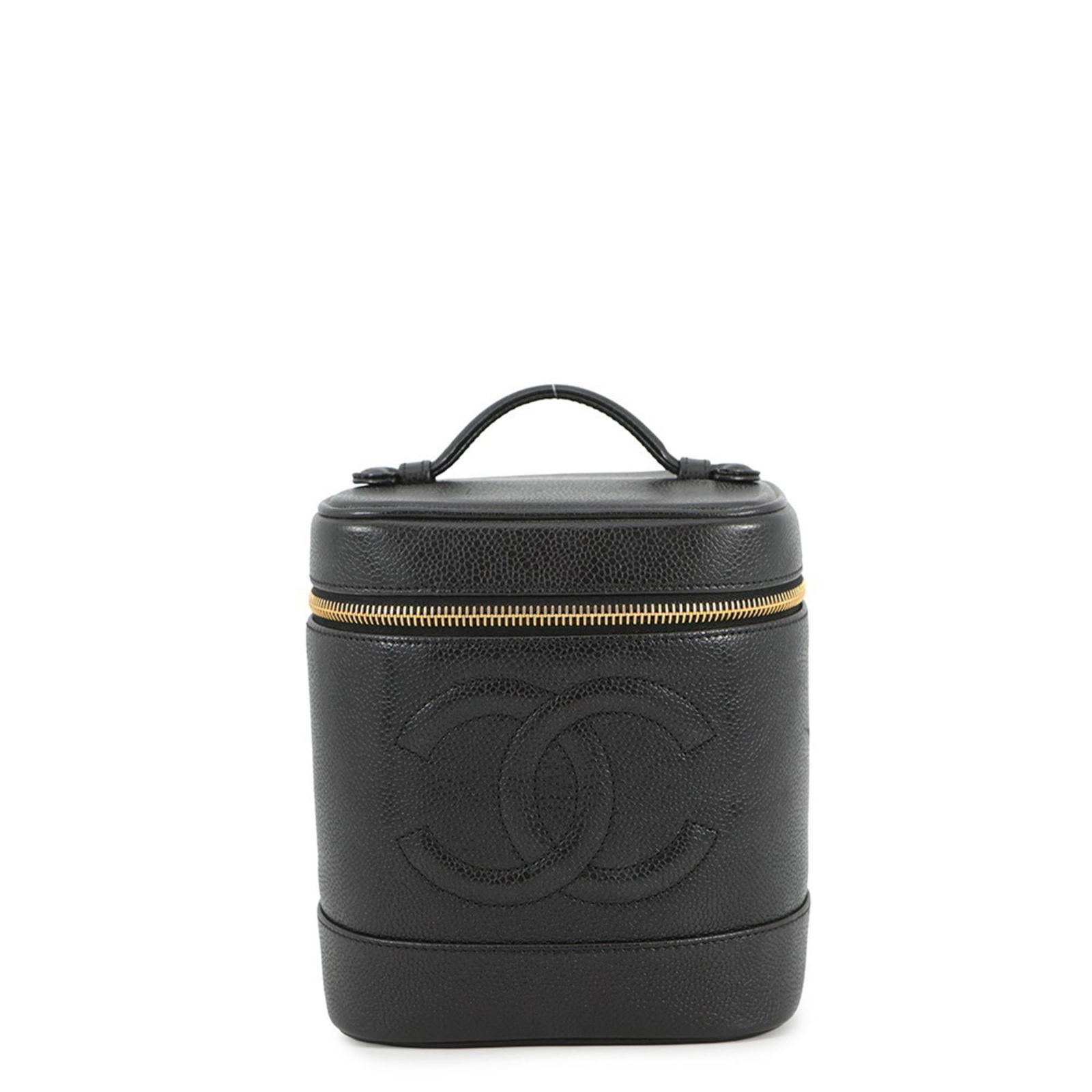 Vanity Bag Grained Calfskin - Chanel Pouch: Vanity Bag Grained Calfskin - Chanel Pouch This listing features Vanity Bag Grained Calfskin - Chanel Pouch. Item specifics are provided below. Item Specifics: Brand: Chanel Type: Pouch, Vanity Bag