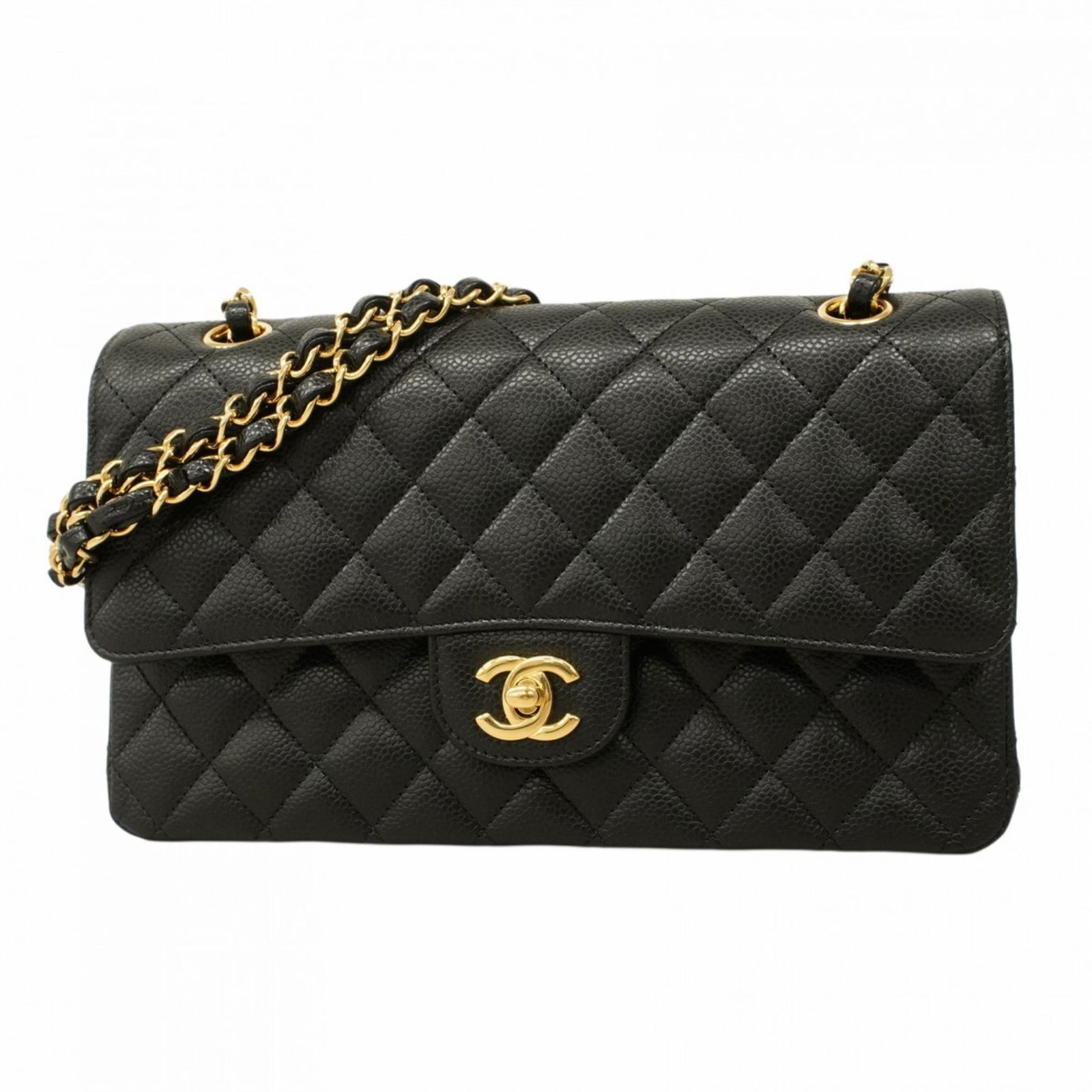 Calfskin Chanel Shoulder Bag Grained: Calfskin Chanel Shoulder Bag Grained This listing features Calfskin Chanel Shoulder Bag Grained. Item specifics are provided below. Item Specifics: Brand: Chanel Type: Shoulder Bag Material: Grained
