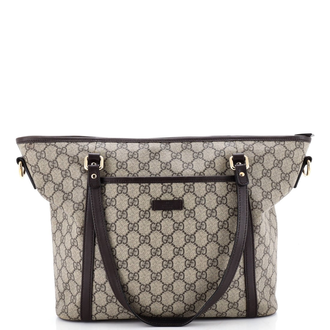 Medium Gucci Front Pocket Convertible Tote GG Coated Canvas (1 of 6)