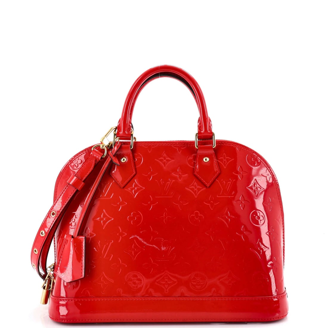 PM Louis Vuitton Alma Handbag Monogram Vernis (1 of 7)