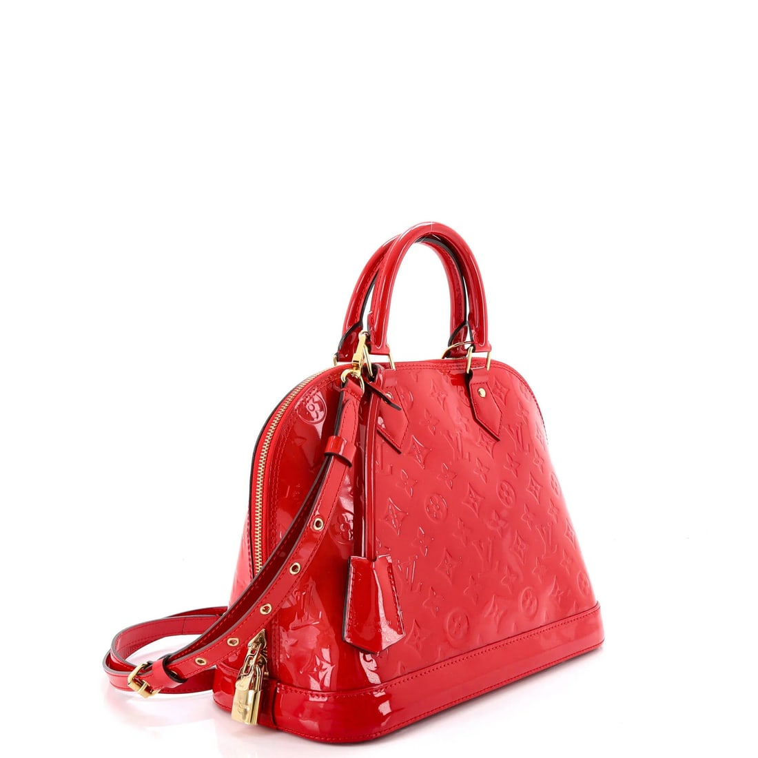 PM Louis Vuitton Alma Handbag Monogram Vernis - 2