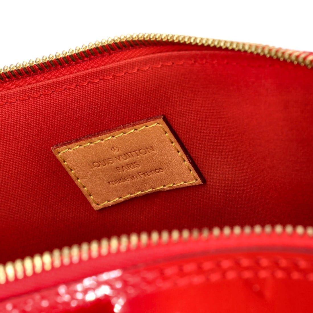 PM Louis Vuitton Alma Handbag Monogram Vernis - 7